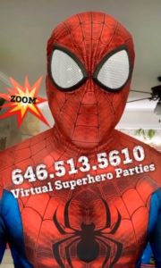 Virtual Superhero Calls, Zoom with a Superhero